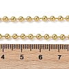 Rack Plating Brass Ball Chain Necklaces for Women X-NJEW-G102-01A-G-4