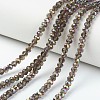 Electroplate Transparent Glass Beads Strands EGLA-A034-T2mm-R15-1