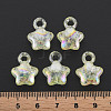 Transparent Crackle Acrylic Pendants LS-MACR-S373-63-L06-5