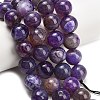 Natural Dragon Veins Agate Beads Strands GG-L001-L01-01-2