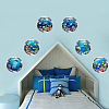 Translucent PVC Self Adhesive Wall Stickers STIC-WH0015-121-3