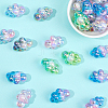 30Pcs Transparent Acrylic European Beads OACR-SC0002-72-7