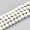 Electroplate Non-magnetic Synthetic Hematite Beads G-T114-25-2