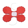 3m Clover Paper Pull Flowers LS-AJEW-WH0022-11B-1