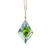 Rhombus Faceted K9 Glass Suncatchers PW-WG319FE-01-4