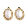 Natural Freshwater Shell Pendants STAS-G397-08G-01-1