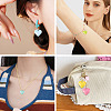 50Pcs Baking Paint Acrylic Pendants OACR-TA0004-83C-8