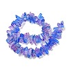 Natural Dyed Quartz Beads Strands G-G791-14F-2