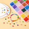 720Pcs 24 Colors Transparent Acrylic Beads MACR-CJ0001-17-4