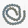 Electroplate Non-magnetic Synthetic Hematite Beads Strands G-F300-03A-F07-2