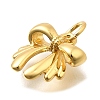 Bowknot Brass Charms KK-S508-30G-2