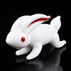 Handmade Lampwork Rabbit Display Decorations LAMP-N034-12-1