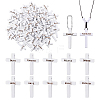 100Pcs 10 Styles Wooden Pendants WOOD-GA0001-93A-1