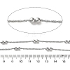 304 Stainless Steel Chains with Beads CHS-F020-11P-2