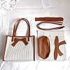 DIY Bowknot Tote Bags Set PW-WG237A4-04-1