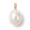Shell Pearl Pendants PALLOY-JF05418-02-1