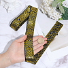 Vintage Jacquard Polyester Ribbon OCOR-WH0109-342A-3