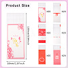 120Pcs 6 Styles Valentine's Day Rectangle Plastic Cellophane Bags OPC-TA0001-06-4