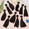 10Pcs Plastic Long Straight Hairstyle Doll Wig Hair DIY-DC0003-96B-5