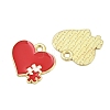 Alloy Enamel Pendants FIND-I067-01G-04-2