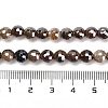 Electroplated Natural Agate Round Beads Strands G-L598-A01-01B-5