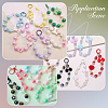 150Pcs Opaque & Transparent Acrylic Beads MACR-SP0002-18A-7