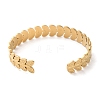304 Stainless Steel Cuff Bangles for Women LS-BJEW-K263-05G-03-3