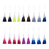 27Pcs 9 Colors Polyester Tassel Big Pendants FIND-SW0001-14-1
