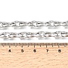 5.5MM 304 Stainless Steel Twisted Oval Link Chain Necklaces for Man and Women SA-CBAB767-18C-P-5