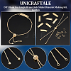 Unicraftale DIY Blank Rectangle Brass Link Slider Bracelet Making Kit DIY-UN0056-19-5