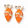 Alloy Enamel Pendants PALLOY-P287-12G-02-2