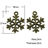 Tibetan Style Alloy Pendants LS-TIBEP-GC114-AB-NR-1