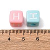 Opaque Acrylic European Beads AC-CBA7A73-01H-3