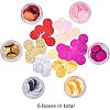 Olycraft Ornament Accessories Plastic Paillette/Sequins Charms PVC-OC0001-04-4