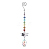 Crystal Glass Sun Catcher Pendant PW-WG24D91-03-1