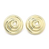 Brass Stud Earrings for Women EJEW-U035-08G-4