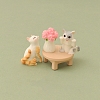 Creative Miniature Cute  Cat Doll House Decoration Kits PW-WG19BCF-01-1