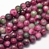 Dyed Natural Malaysia Jade Round Bead Strands G-L395-39-10mm-1