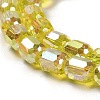 Electroplate Glass Beads Strands EGLA-D030-19B-3