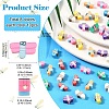 80Pcs 8 Colors Handmade Polymer Clay Beads CLAY-YW0001-98-2