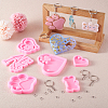 DIY Keychain Clasp Making Kits DIY-TA0008-89-9