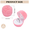 Rose Velvet Jewelry Boxes LS-CON-WH0092-63A-2
