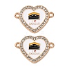 Alloy Enamel MAKKAH Links Connector Charms FIND-K030-01A-01-1