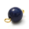 Natural Mixed Gemstone Charms X-PALLOY-JF00992-01-4