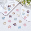 WADORN 150Pcs 5 Colors Transparent Acrylic Beads FIND-WR0011-40-4