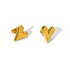 Fashion Heart Stainless Steel Stud Earrings HX1056-5