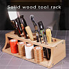 Wooden Leathercraft Tools Storage Rack ODIS-WH0005-35A-7