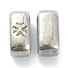 304 Stainless Steel Slide Charms/Slider Beads STAS-I181-054A-AS-2
