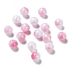 Two Tone Opaque Acrylic Beads LS-SACR-P024-01A-W06-1