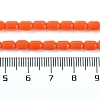 Opaque Glass Beads Strands GLAA-G112-04M-3